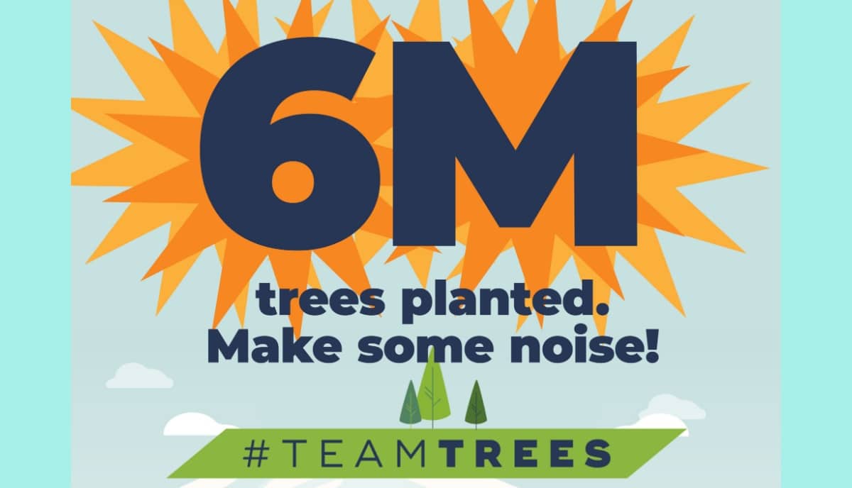 Largest YouTube 'Team Trees': Mr. Beast To 20 Million Trees