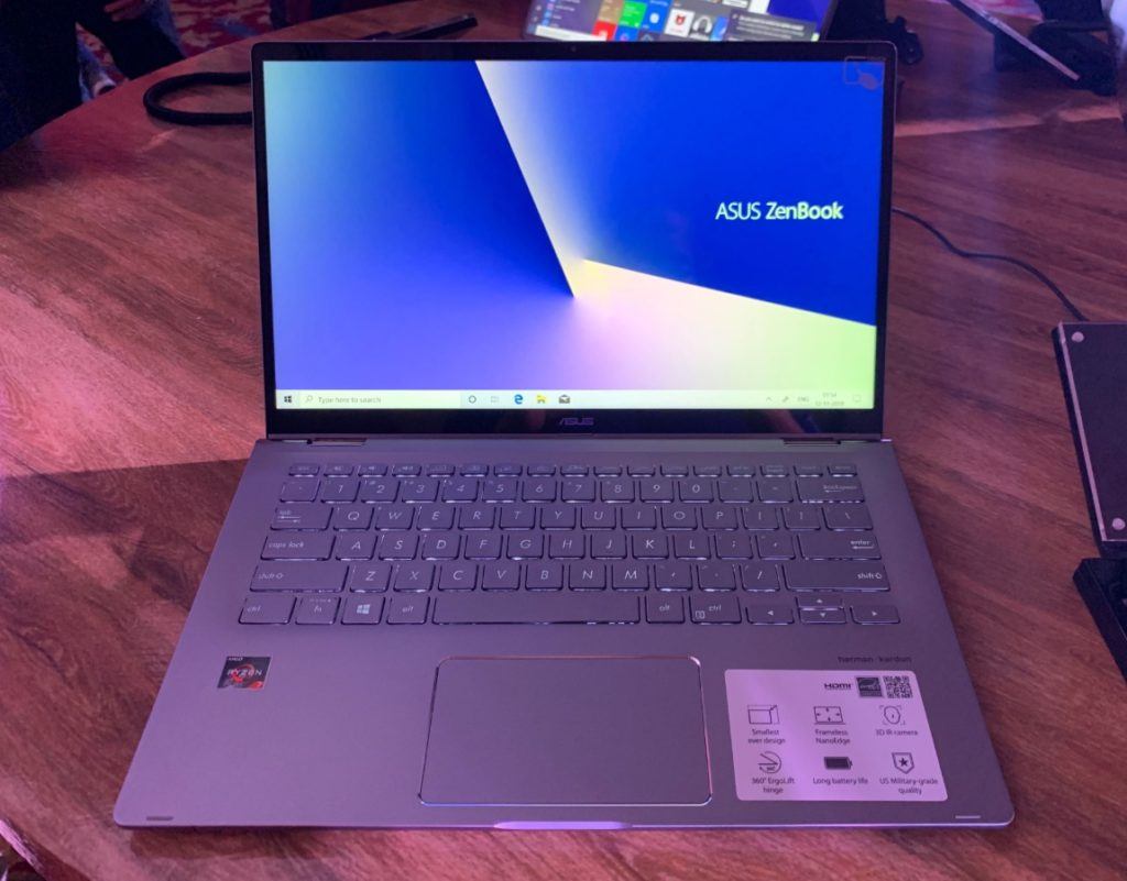 AMD Ryzen Asus Zenbook flip