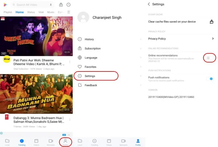 Disable advertisement in MIUI Video app