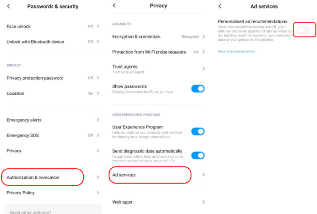 redmi 9 remove ads