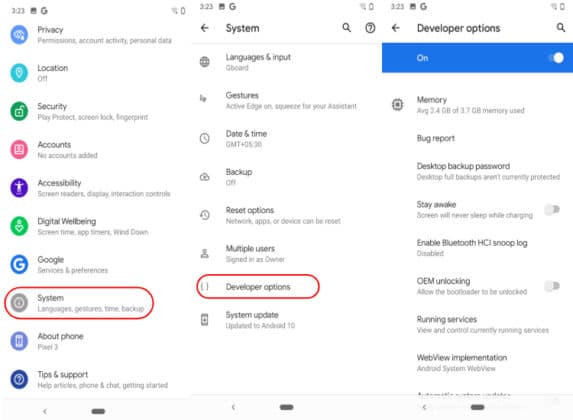 How to Enable Android Developer Options, USB Debugging & OEM Unlock