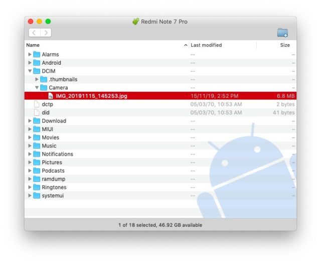 android file transfer mac