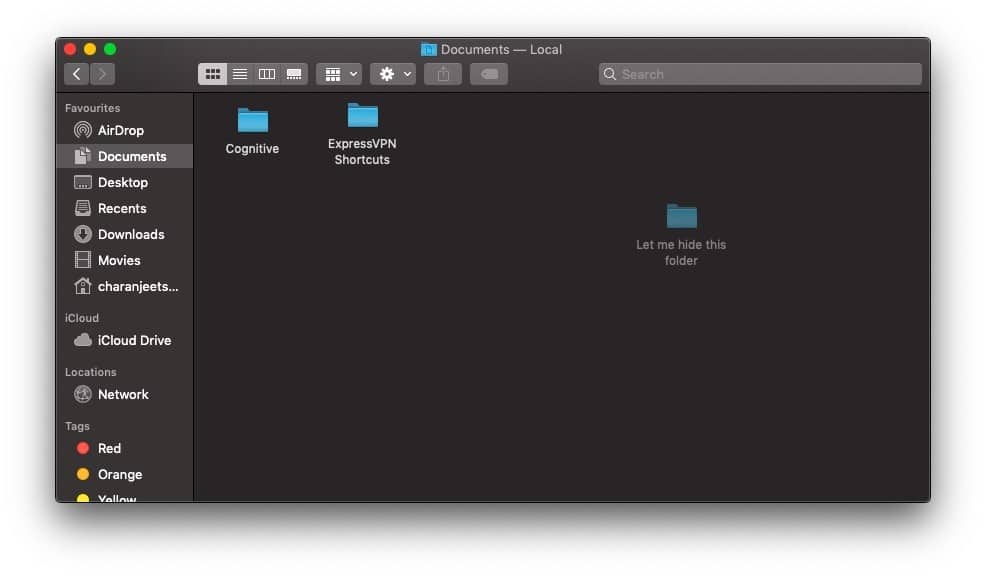 view hidden files mac terminal