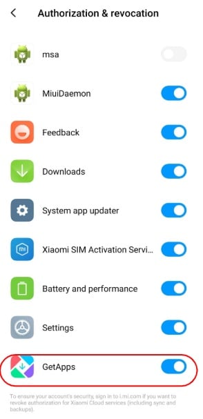 Revoking MIUI ads Xiaomi
