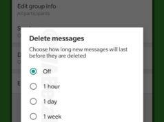 signal self destructing messages