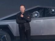 Tesla’s Super Tough Glass ‘Breaks On Stage’ During Cybertruck Demo Tesla Cybertruck Armor Glass Break Demo