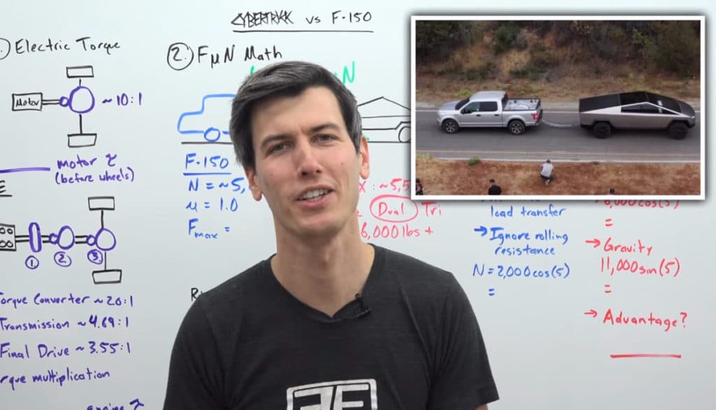 Heres Why Tesla Cybertruck Vs Ford F150 Tug Of War Stunt Is