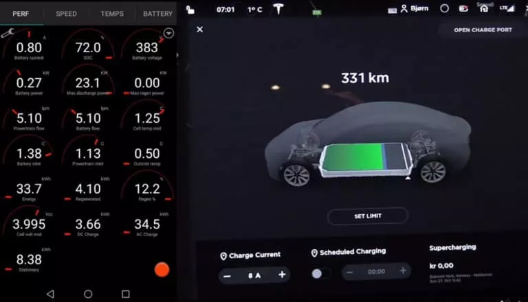 Tesla Model 3 Battery Drain Test