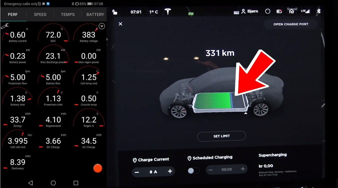 Tesla Model 3 Battery Drain