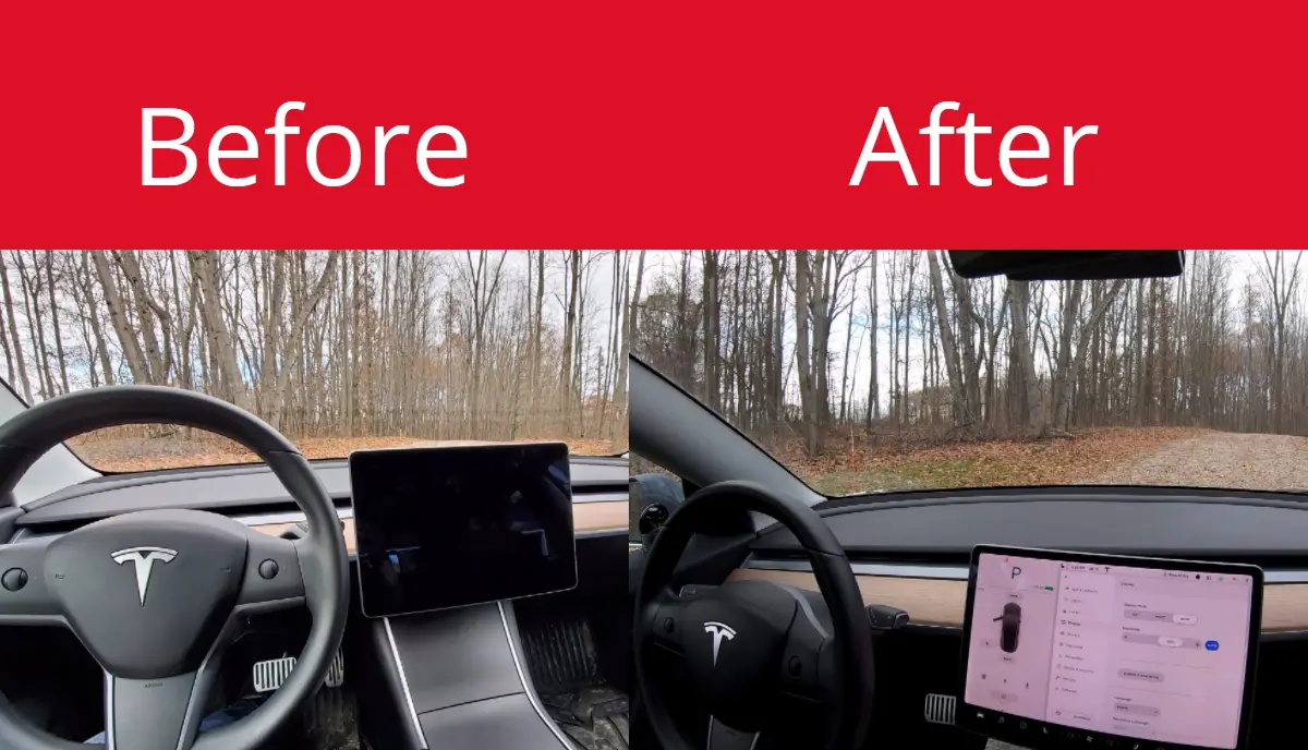 Tesla Model 3 Screen Mod Autopilot