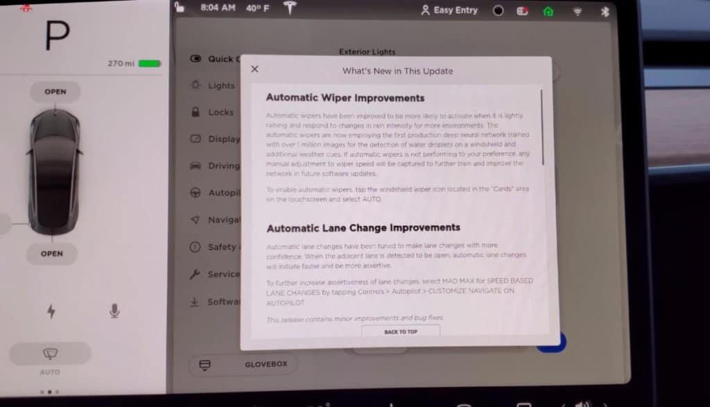 Tesla Model 3 Software Update Superb Lane Changes And Better Wipers