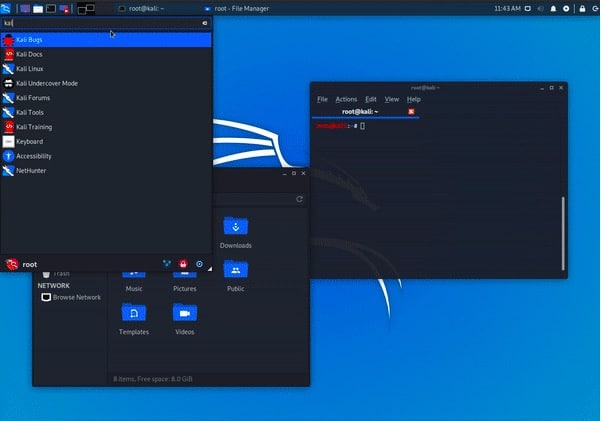 kali linux vs mac os x