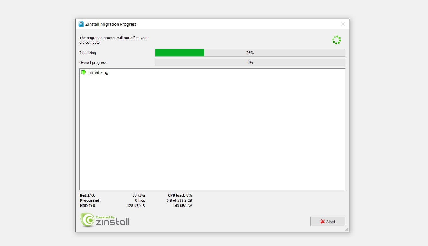 Zinstall File Transfer Software Wireless