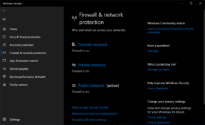 windows 10 firewall gui