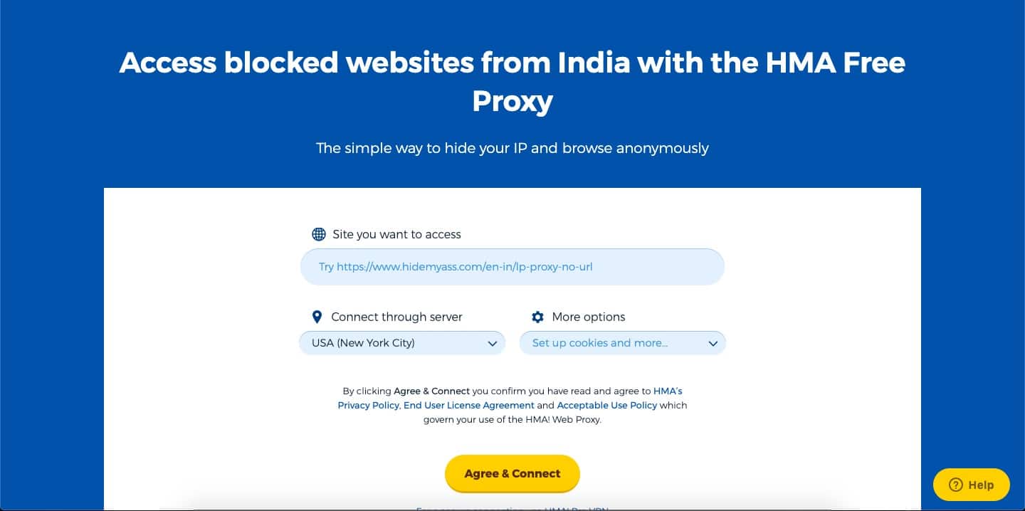 free proxy website list