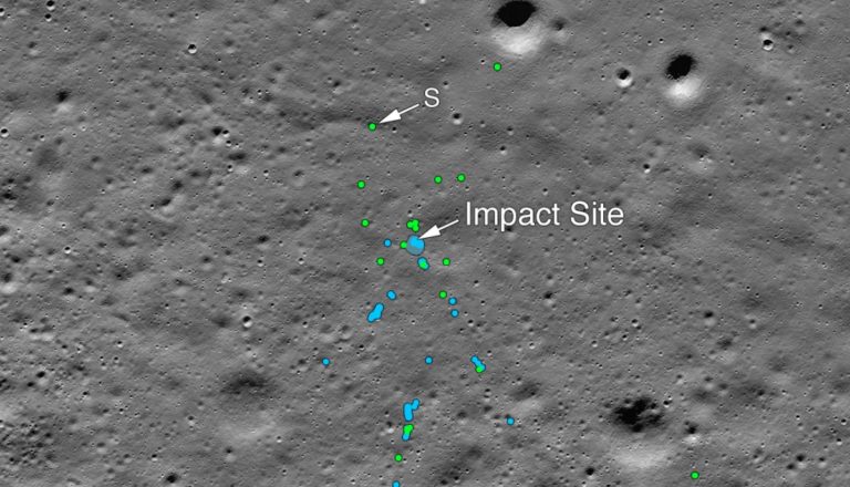 Chandrayaan 2 Vikram Lander Debris On Moon