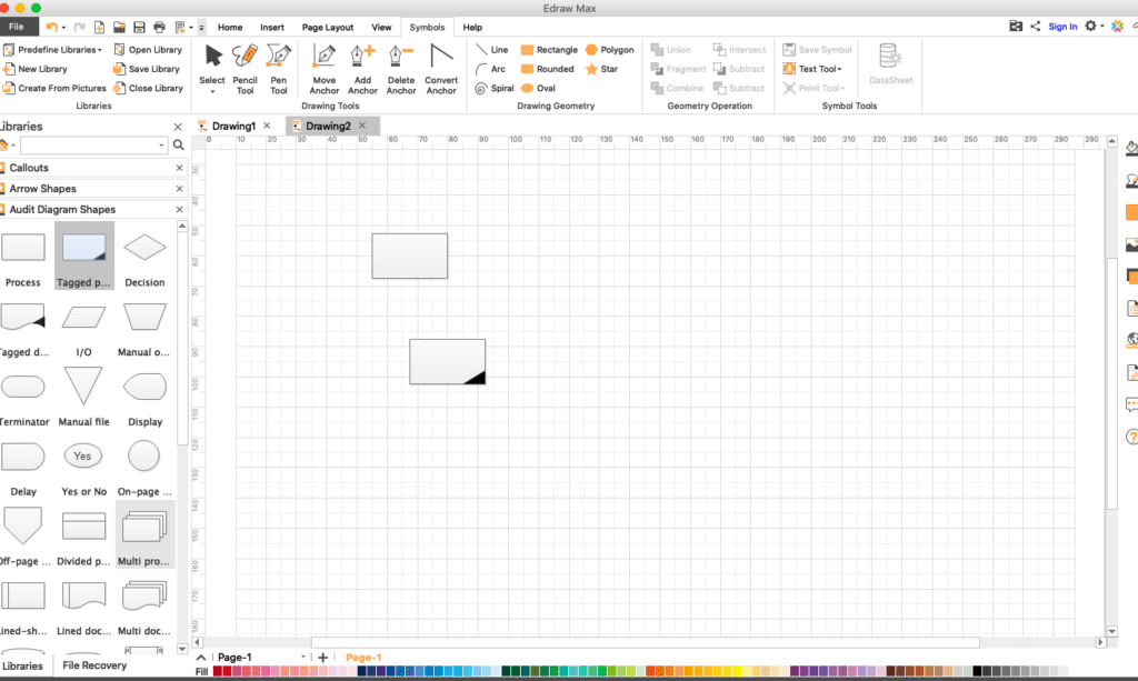 Edraw Max interface