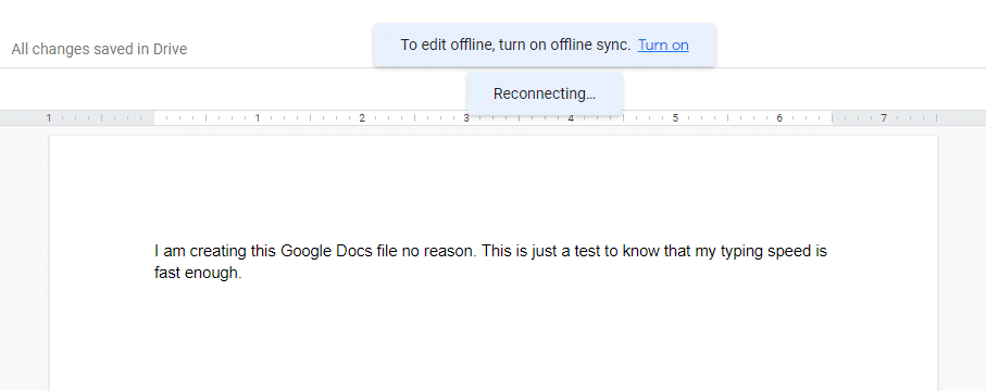 Google Docs Doesn't Work Without Internet