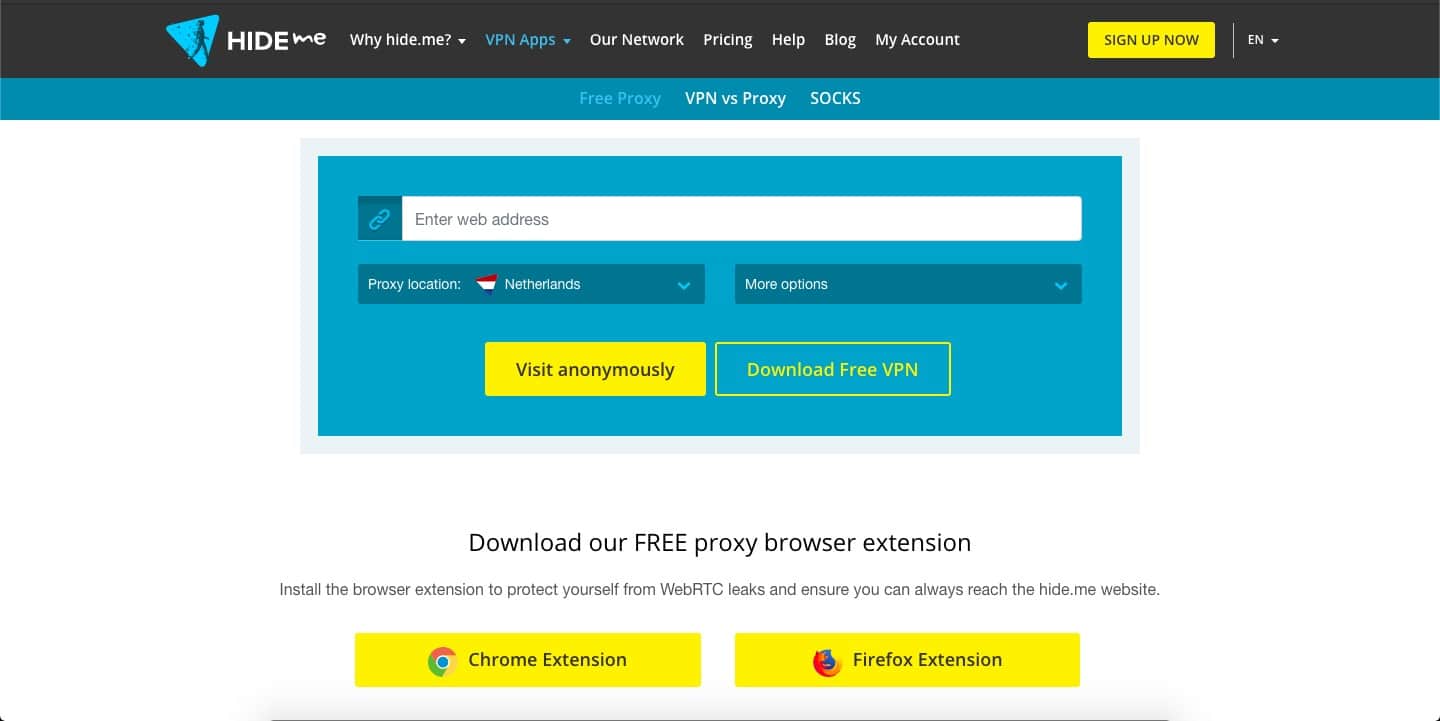 hideme vpn ptoxy server