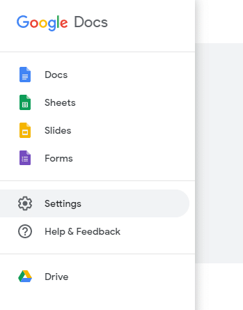 Google Docs Logo Transparent Background