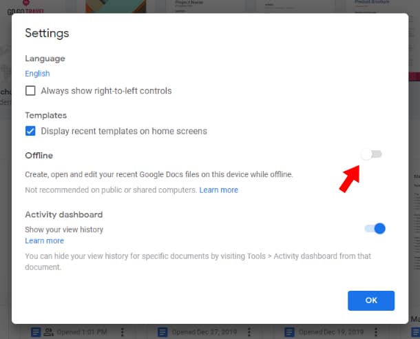 How to use Google Docs Offline 2