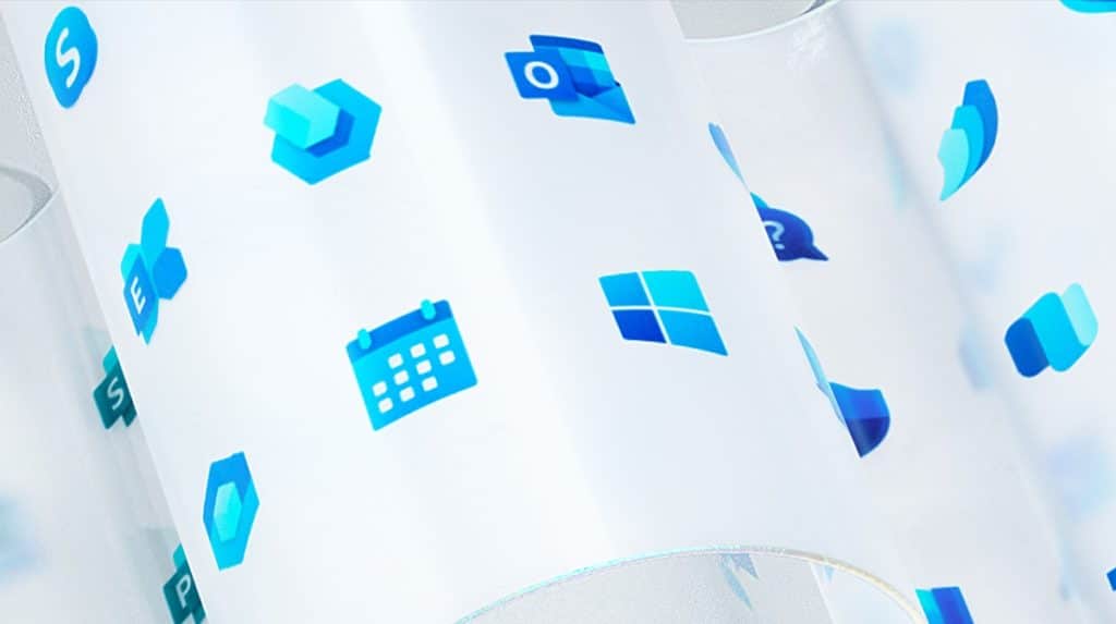 Desain Lancar Logo Microsoft Windows Baru