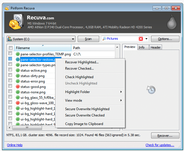 ntfs undelete overwritten files