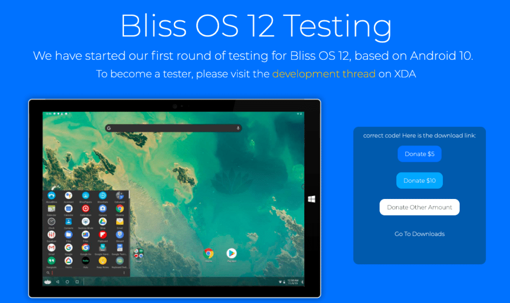 Bliss os testing_