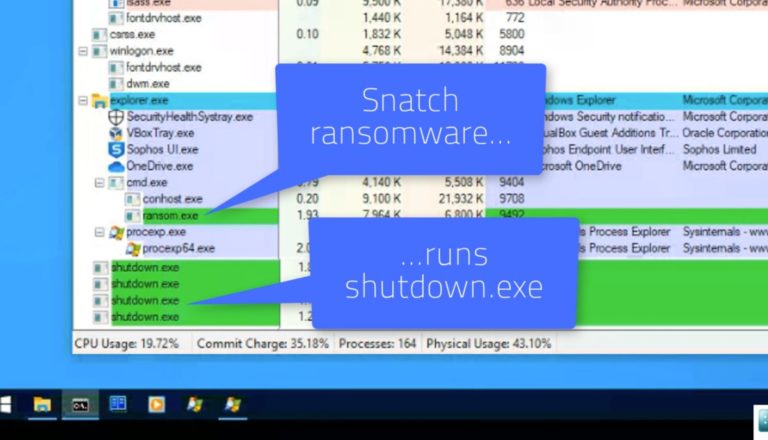 Snatch Ransomware reboots PCs