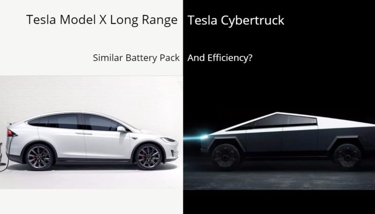 Tesla Model X Battery Efficiency Vs Tesla Cybertruck