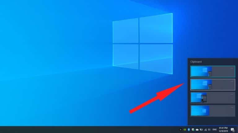 Windows 10 Clipboard History View Sync