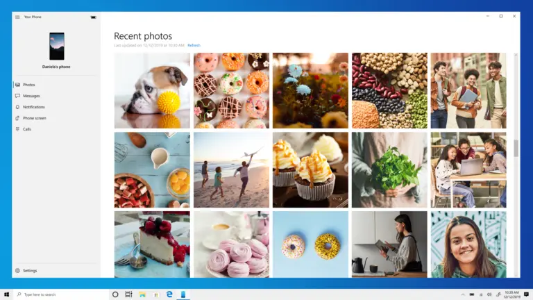 Windows 10 Your Phone Supports 2000 Photos