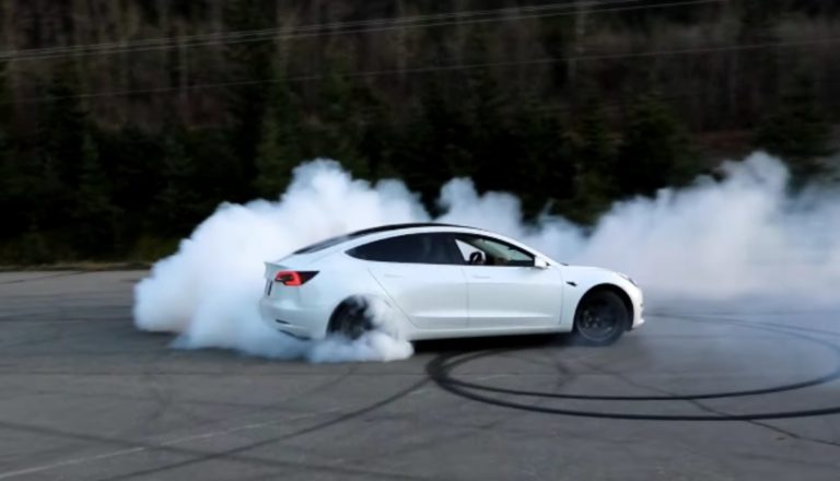 Tesla Model 3 Drift