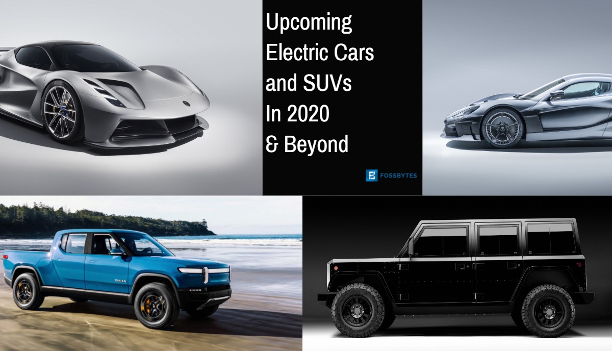 21 New Electric Cars And SUVs Coming In 2020