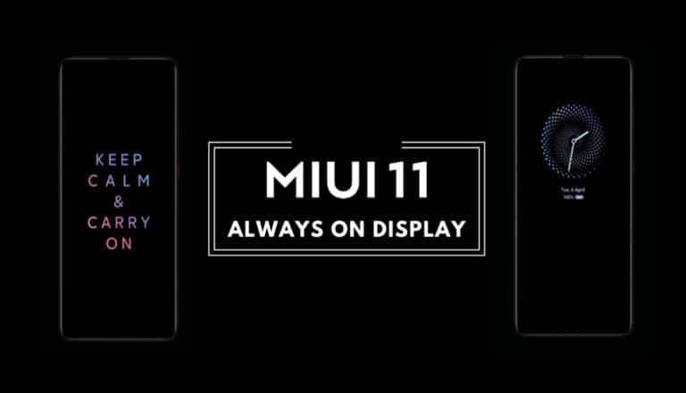 MIUI 11 Always On Display Best Feature