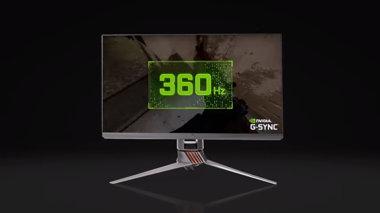 Nvidia 360Hz esports monitor