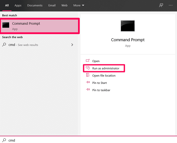 windows 10 repair registry from command prompt