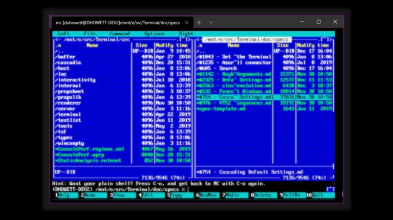 Windows Terminal CRT Mode