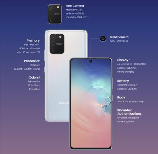 s 10 lite features