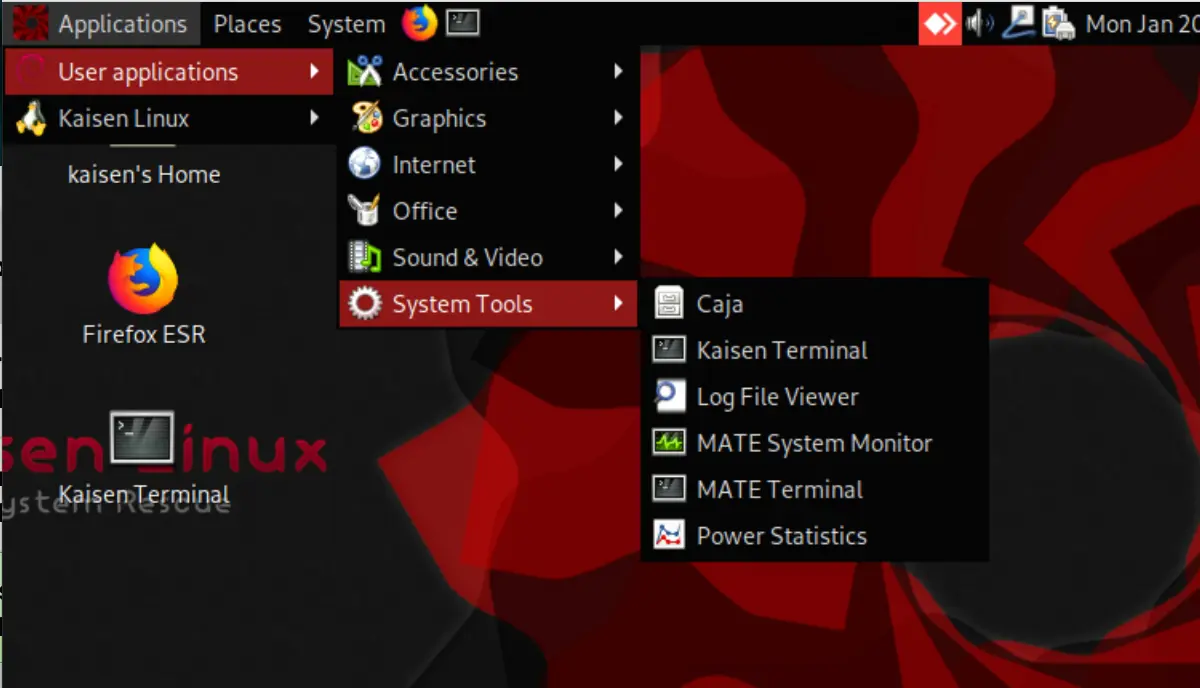 kaisen linux applications