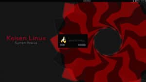 kaisen linux lock screen