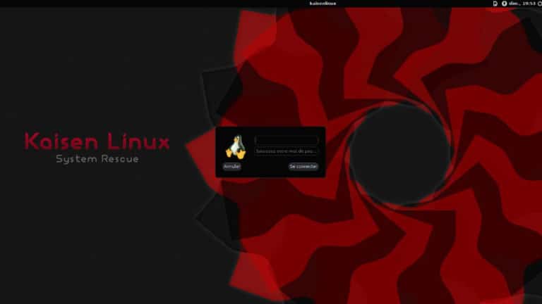 kaisen linux lock screen