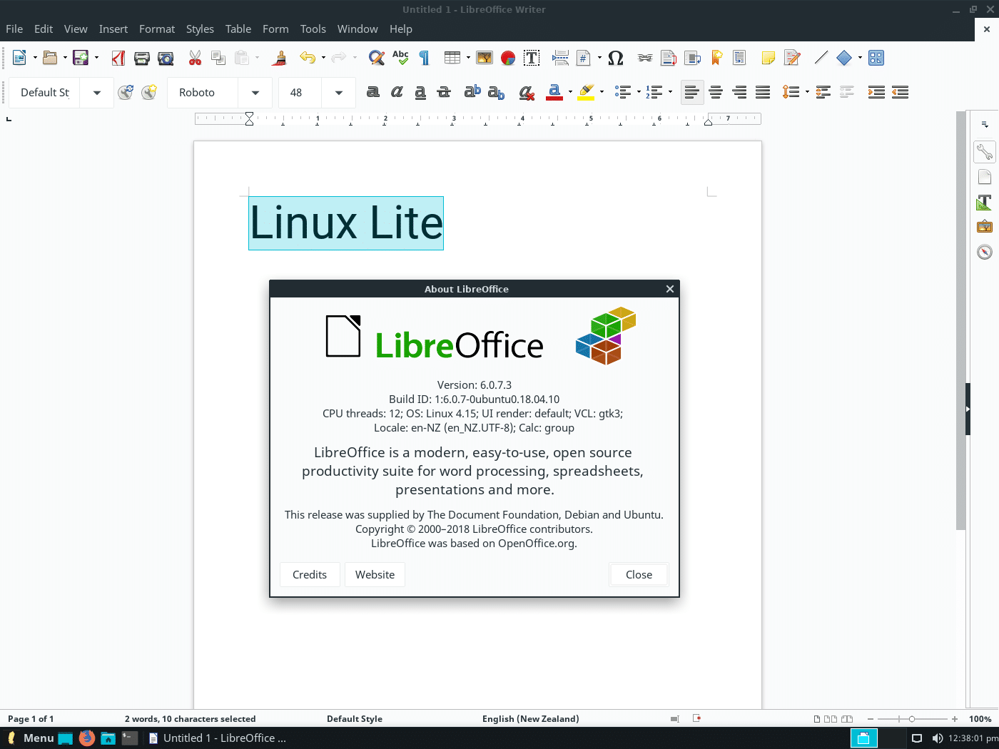 libreoffice linux