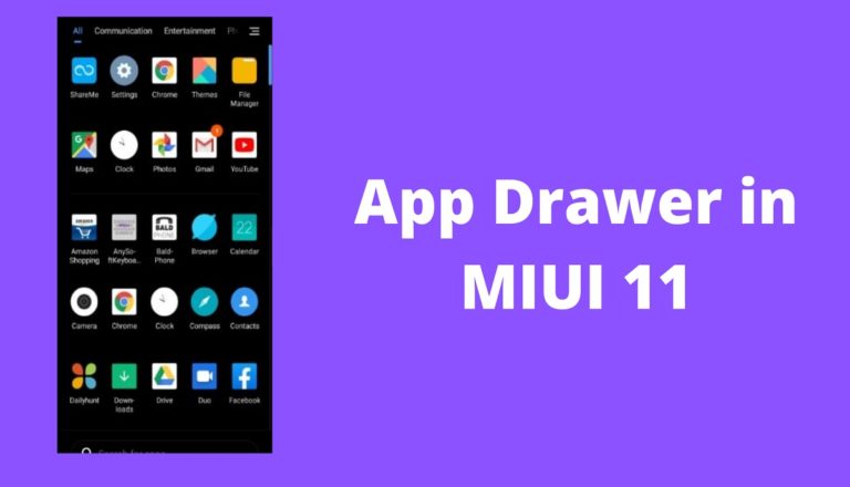 miui 11 app drawer