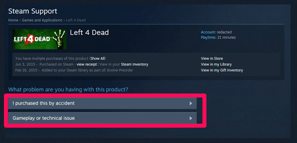 How to Refund a Game on Steam