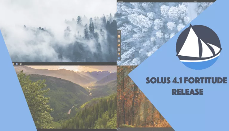 Solus 4.1 ‘Fortitude’ Linux Distro Is Out With New Plasma Edition