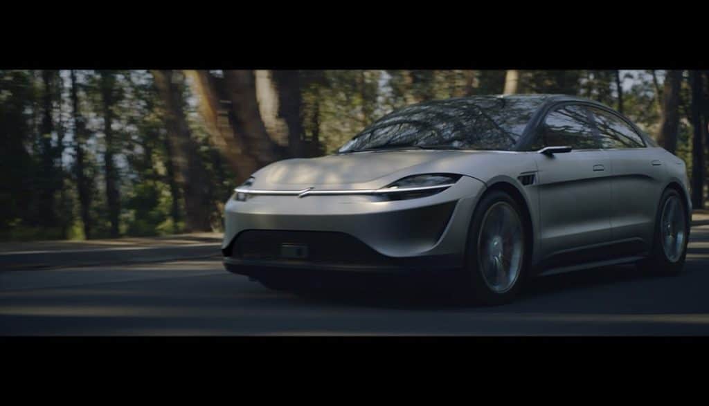 Tesla Model S Rival Sony Vision S Electric Car Revealed