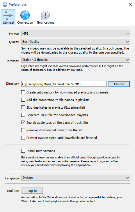 standalone youtube to 4k converter