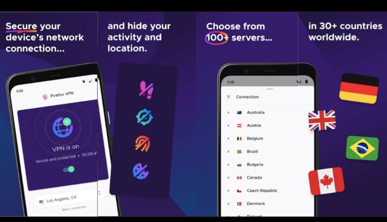 Firefox Private Network VPN Android app