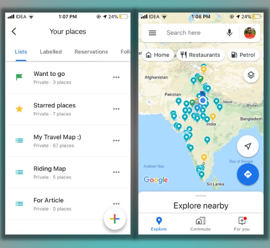 Google Maps 10 Hidden Features Travel Lists